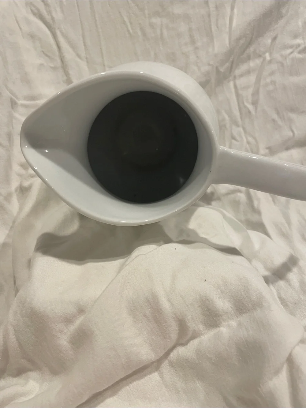 Pottery Barn Great White Ceramic Pitcher - White